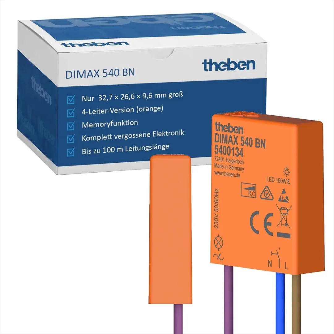 Theben 5400134 DIMAX 540 BN elektronische inbouwdimmer