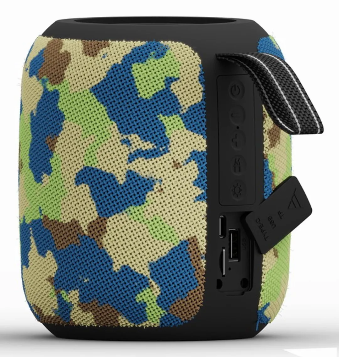 Gembird BT LED Speaker SPK-BT-LED-05-CM - 8W - Camouflage