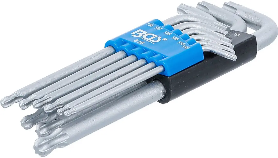 BGS technic 818 Torx Stiftsleutelset met Kogelkop T10-T50