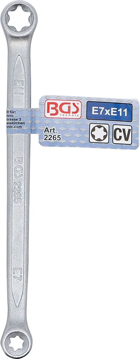 BGS Ringsleutel E-profiel E7 x E11 - afbeelding 2 van 4