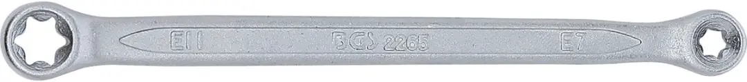 BGS Ringsleutel E-profiel E7 x E11 - afbeelding 4 van 4