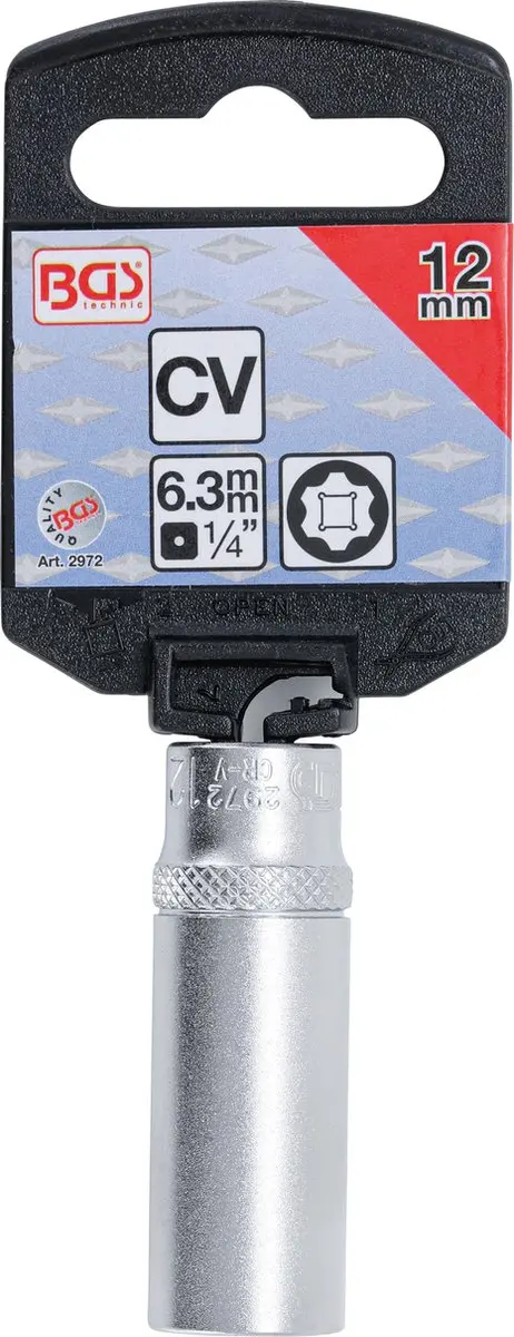 BGS Super Lock Dopsleutel Diep 1/4"
