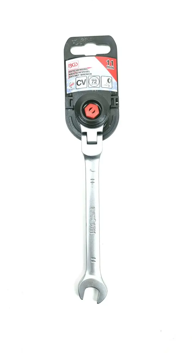 BGS technic Ratelring steeksleutel buigbaar 11 mm - afbeelding 3 van 5