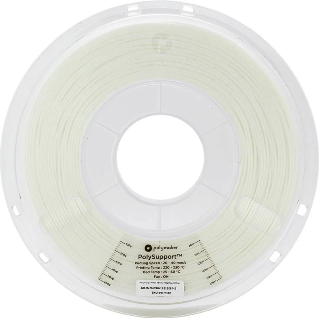Polymaker PD04001 Polysupport Breakaway Filament 1.75mm - 750g - Parelwit