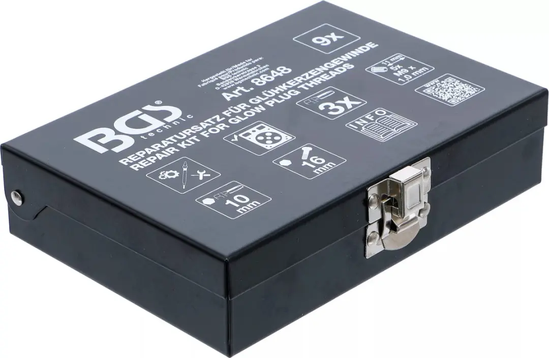 BGS technic Reparatieset voor gloeibougie schroefdraad M9 x 1,0 mm - afbeelding 4 van 6