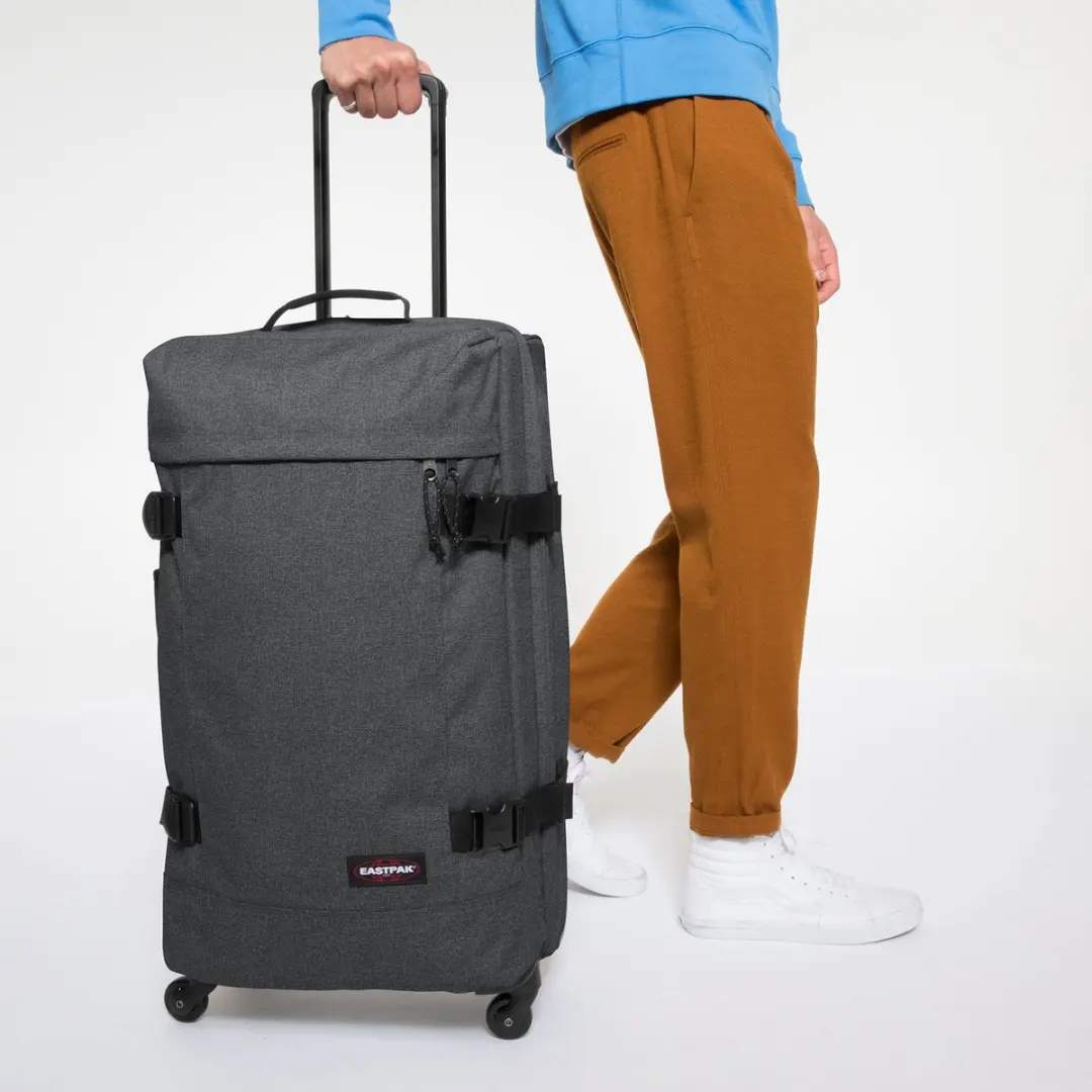 Eastpak Trans4 M Trolley 68L - Black Denim - afbeelding 3 van 6
