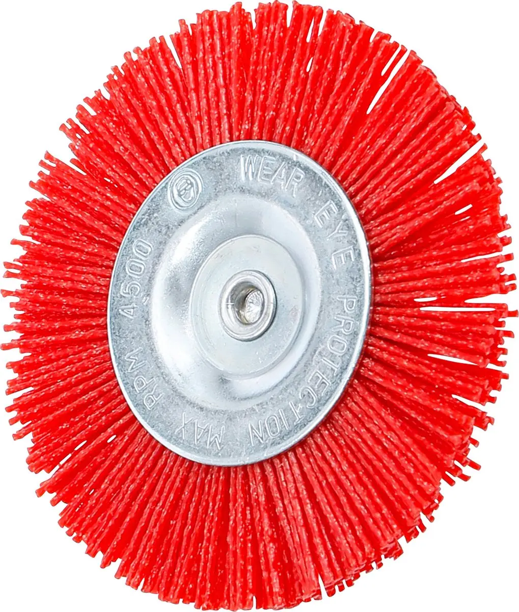 BGS technic 9186 Nylon Borstelschijf 100 mm - 6 mm Spanas - afbeelding 6 van 6
