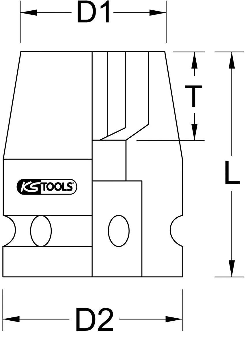 KS Tools 515.1018 Kracht-Dop 1/2" Kort 18 mm - afbeelding 4 van 4