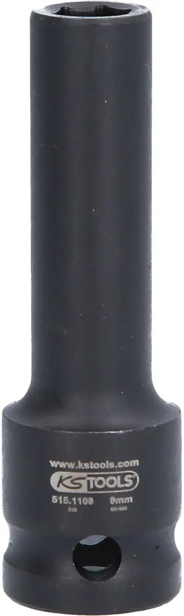 KS Tools 515.1109 krachtdop lang 9 mm 1/2" - afbeelding 2 van 4