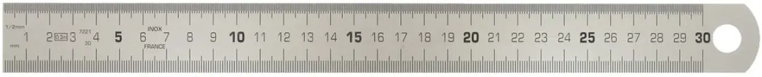 KS Tools 300.0117 Halfbuigzame Stalen Meetlat