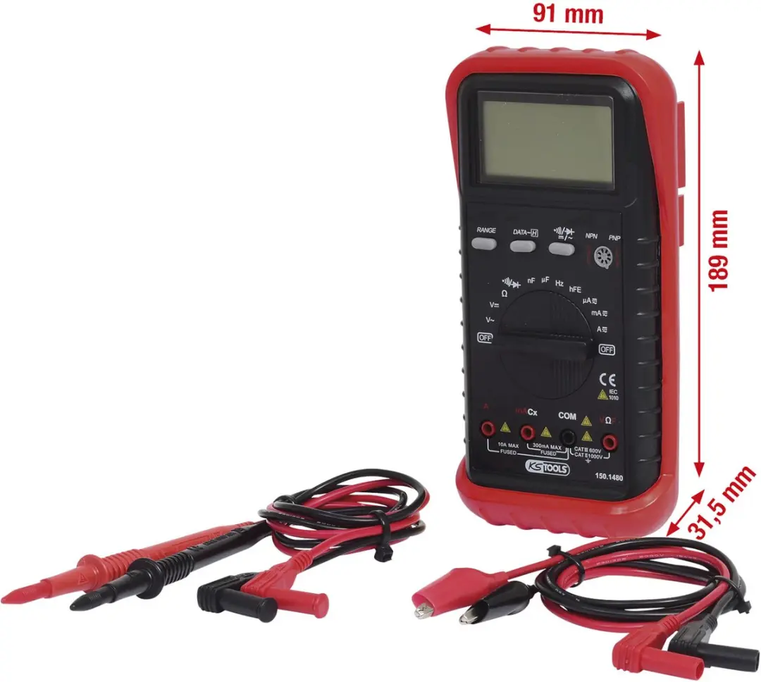 KS Tools 150.1480 Multimeter Digitaal Automotive - afbeelding 4 van 6