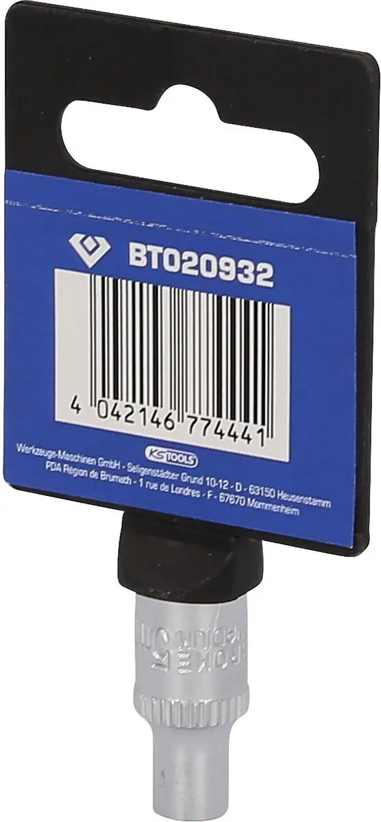 BRILLIANT TOOLS 1/4" inbus 5 mm - BT020932 - afbeelding 3 van 4