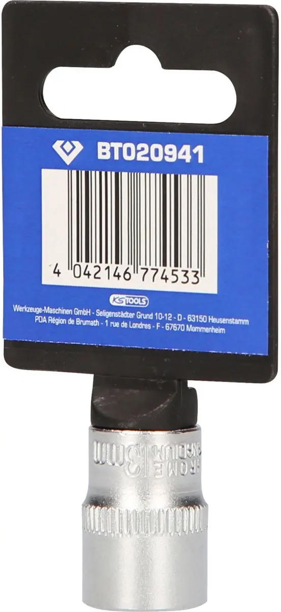 Brilliant Tools BT020941 Dop 13 mm - 1/4 Inch - afbeelding 2 van 4