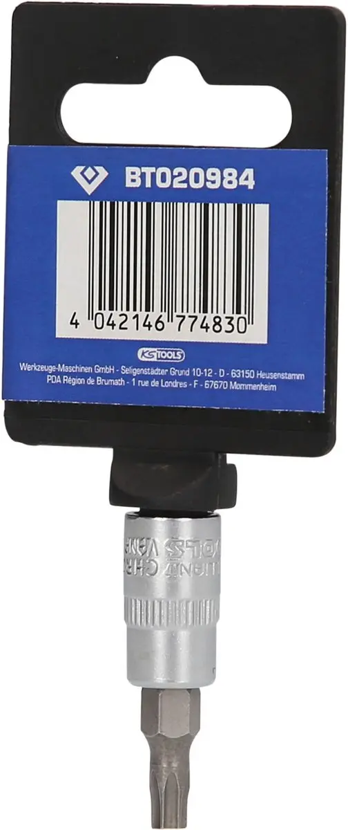 Brilliant Tools BT020984 Torx-bit-dop TB25 - 1/4 inch met boring - afbeelding 3 van 5