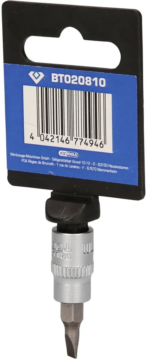 Brilliant Tools BT020810 - 1/4" Sleuf 0,8 x 4 mm - afbeelding 2 van 4
