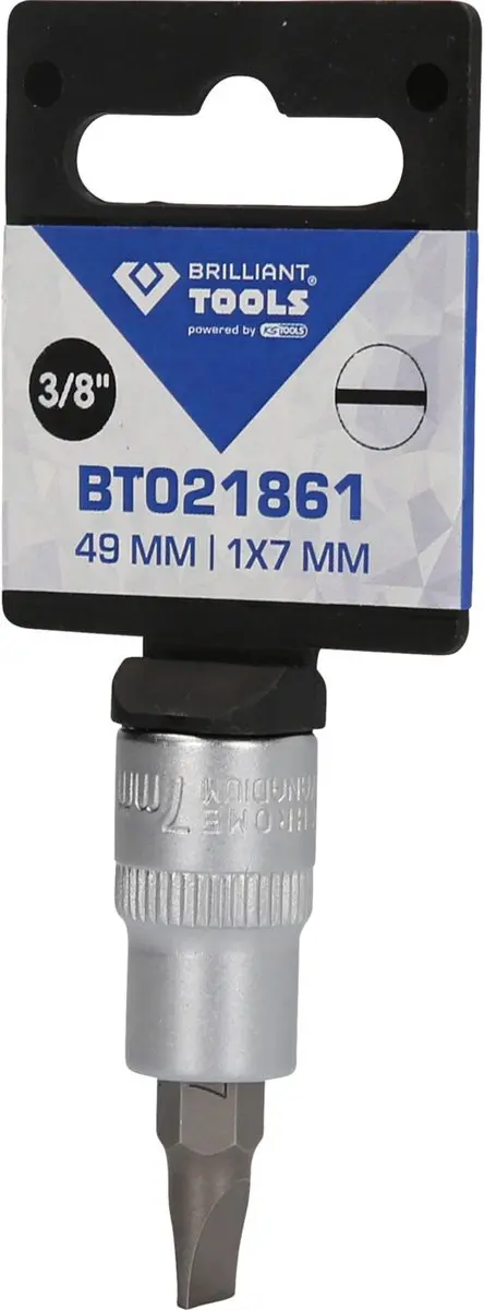 Brilliant Tools BT021861 Sleufbit-dop 7 mm - 3/8" - afbeelding 5 van 5