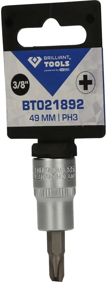 Brilliant Tools BT021892 Bit-dop PH3 3/8" - afbeelding 3 van 4
