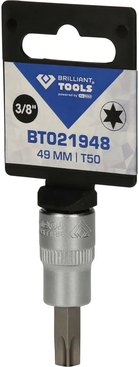 KS Tools Brilliant BT021948 Torx Bitmof T50 - 3/8" - afbeelding 2 van 4