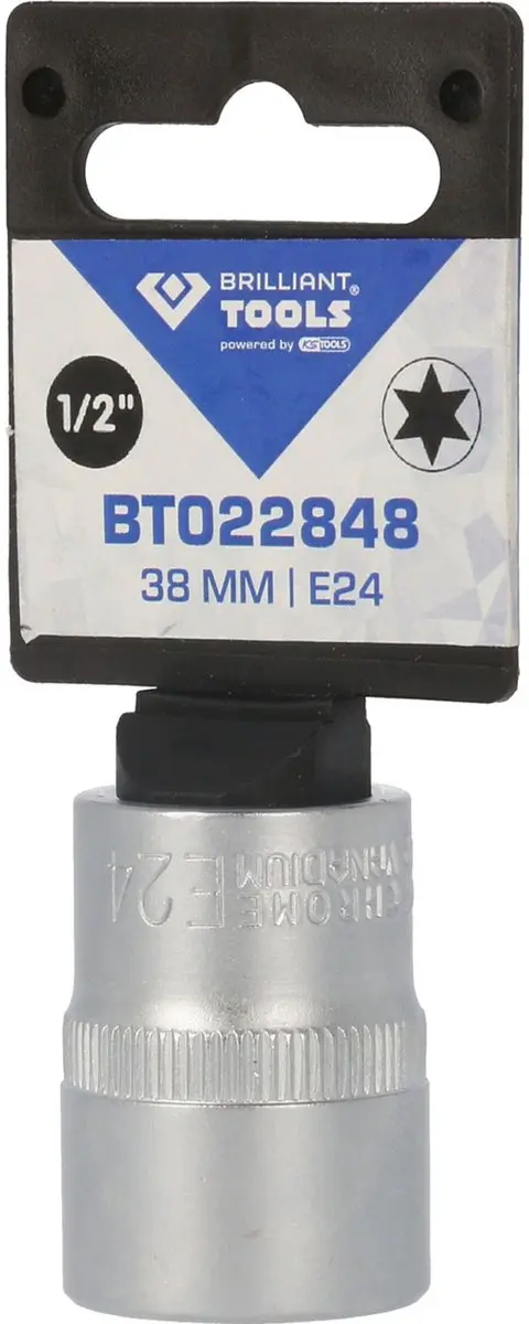 Brilliant Tools BT022848 Torx-E-dop E24 1/2" - afbeelding 3 van 4