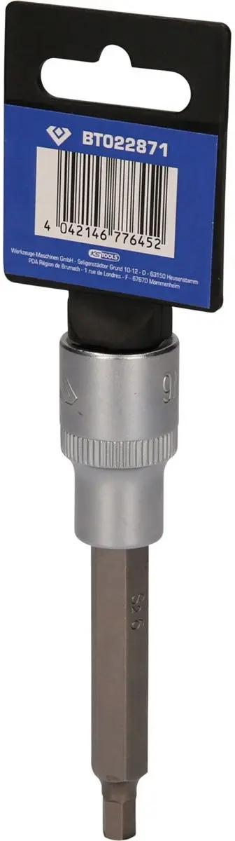 BRILLIANT TOOLS 1/2" inbussleutel 100 mm lang 6 mm - BT02287... - afbeelding 4 van 4