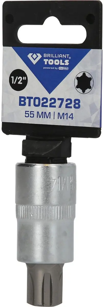 Brilliant Tools BT022728 RIBE Bit-dopsleutel M14 - 55 mm - afbeelding 3 van 4