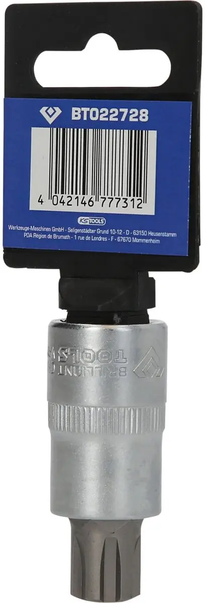 Brilliant Tools BT022728 RIBE Bit-dopsleutel M14 - 55 mm - afbeelding 2 van 4