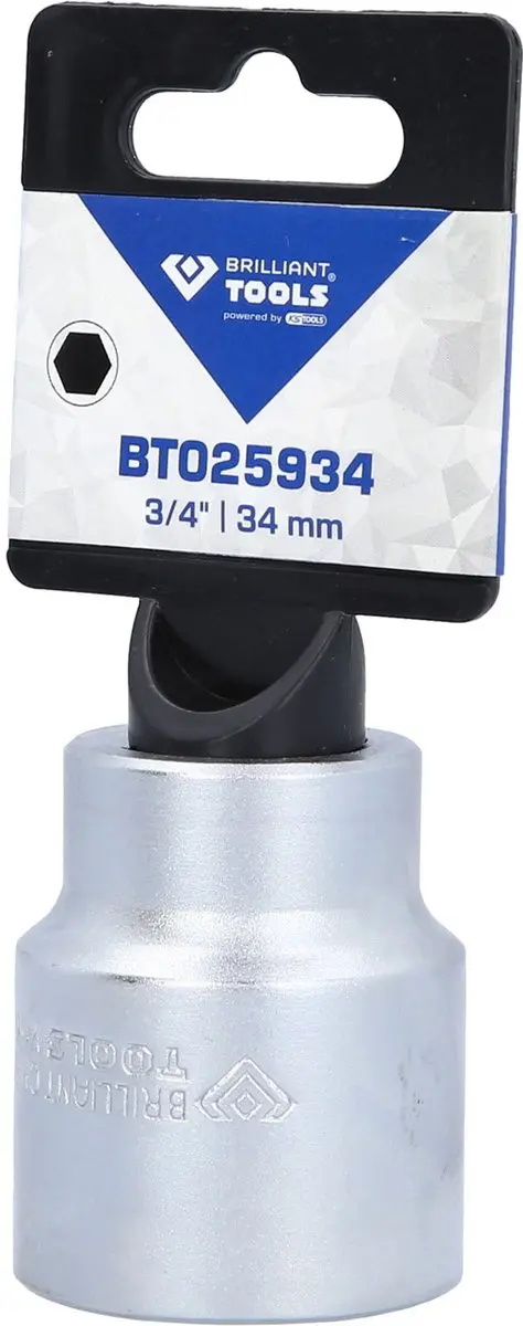 Brilliant Tools BT025934 Dopsleutel 3/4" 34 mm - afbeelding 3 van 4