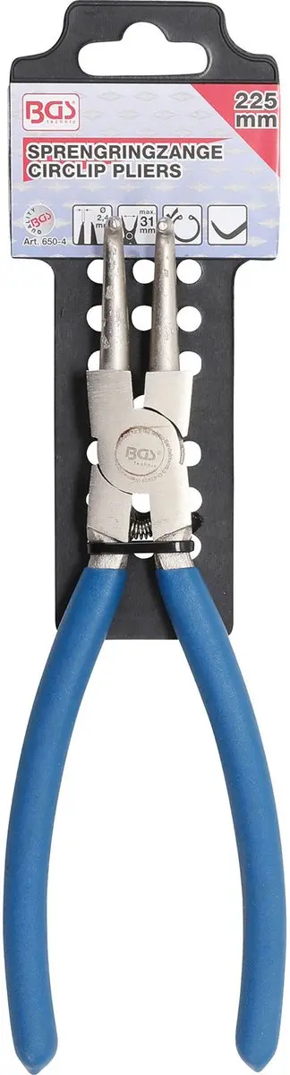 BGS technic 650-4 Borgringtang Haaks - 225mm - afbeelding 3 van 4