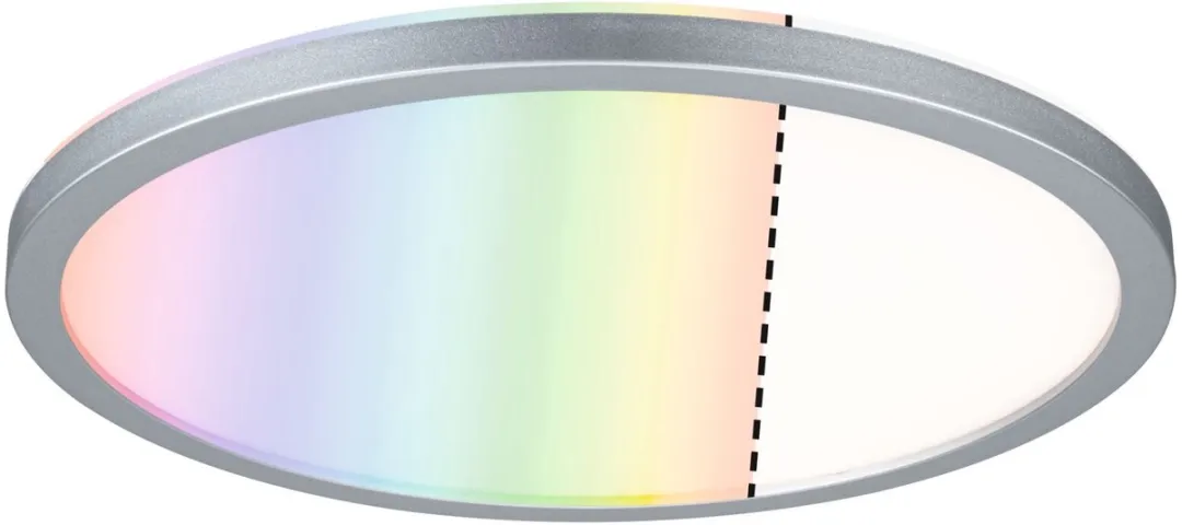 Paulmann Atria Shine LED-paneel 12W 1400lm RGBW - Chroom mat