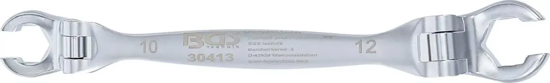 BGS 30413 Dubbele ringsleutel met open uiteinde - 10 x 12 mm - afbeelding 6 van 6