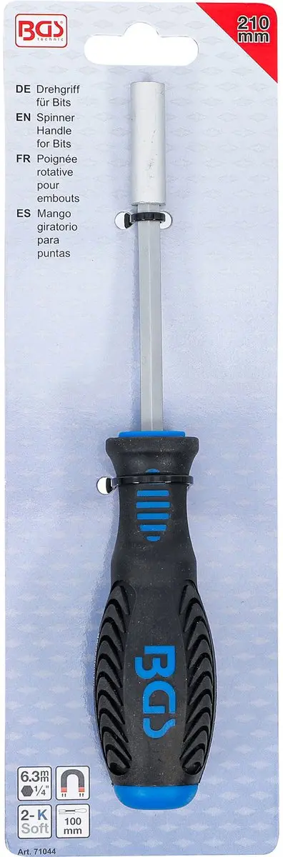 BGS technic 71044 Draaigreep voor Bits - 1/4" 210mm - afbeelding 2 van 3