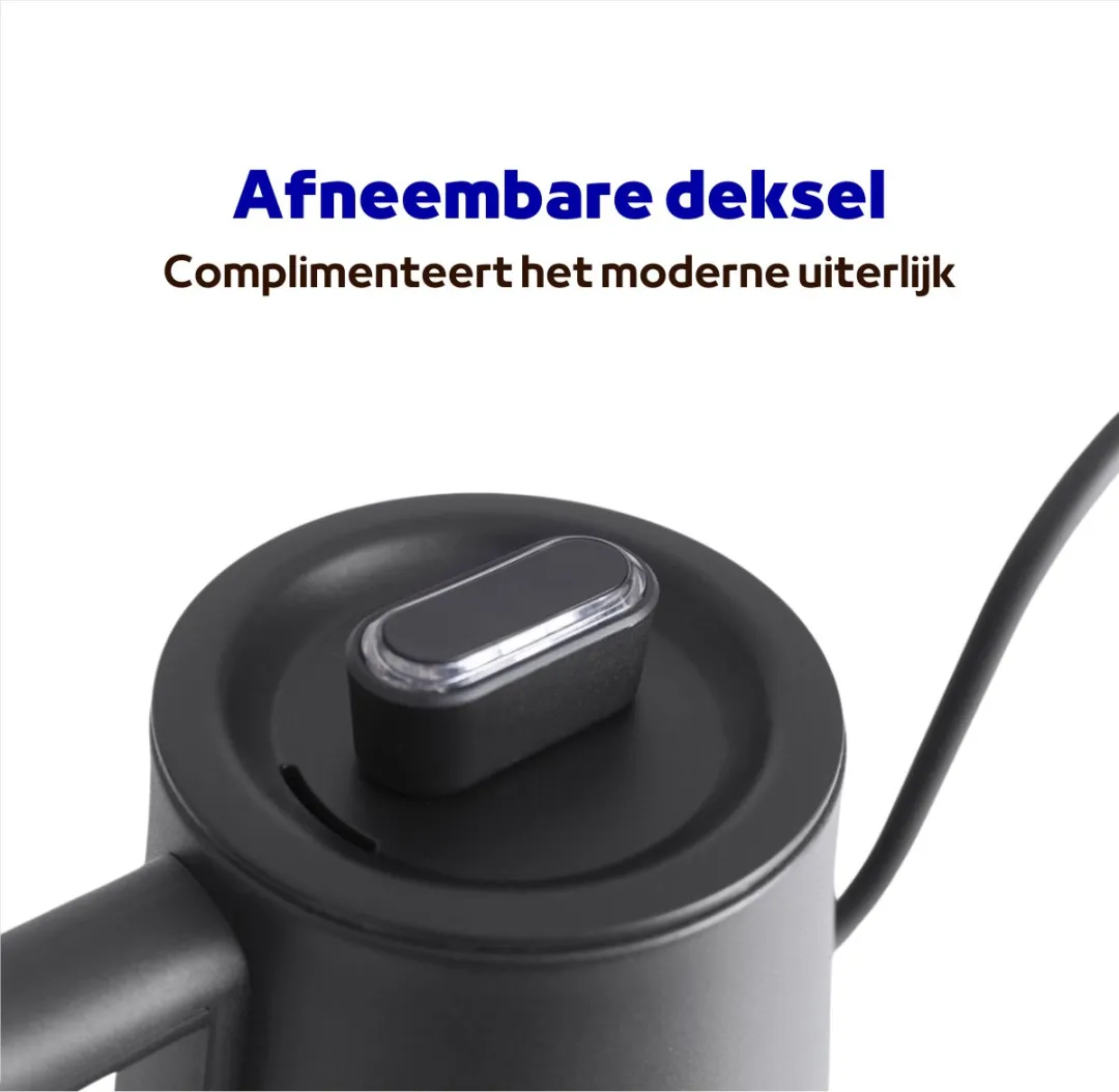 Caso Coffee Classic Kettle 1877 - 0,6L 1310W - Zwart - afbeelding 6 van 6