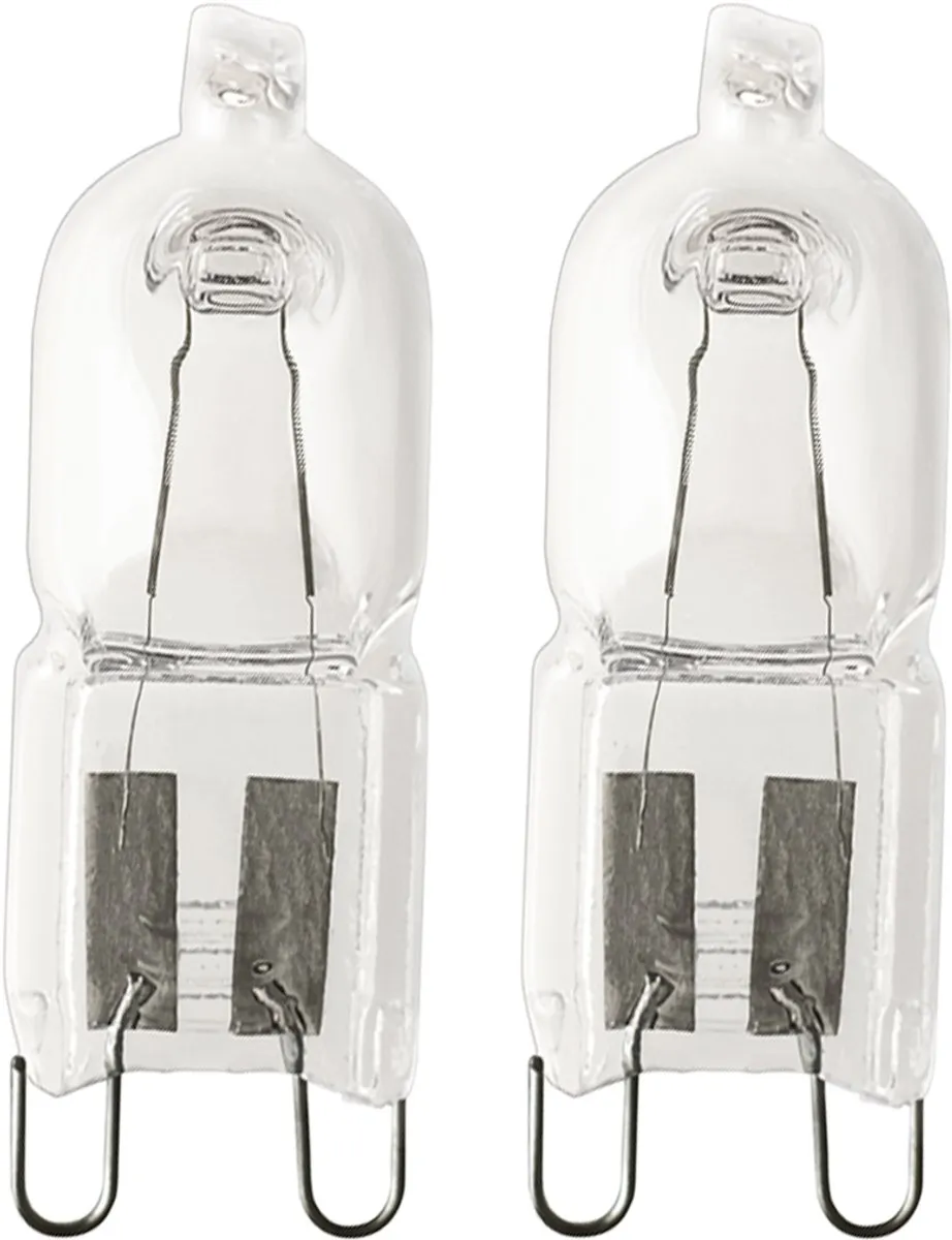 Osram Eco Halogeen Halopin G9 48W = 60W - 230V - 740 Lumen - 2800K Warm Wit - Dimbaar - 2 stuks