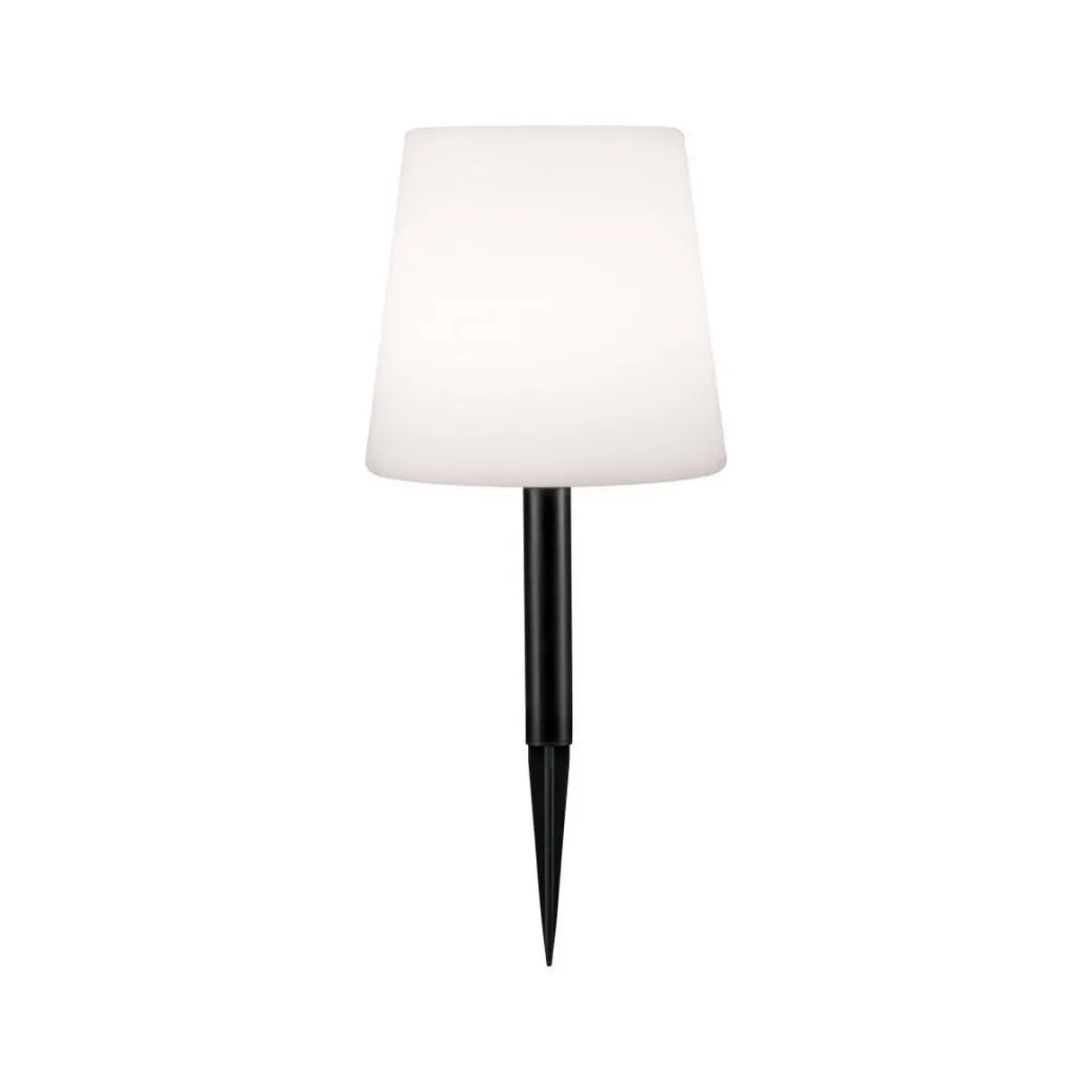 Paulmann Placido Outdoor Tafellamp - Dimbaar IP44 - 16cm - Wit/Zwart
