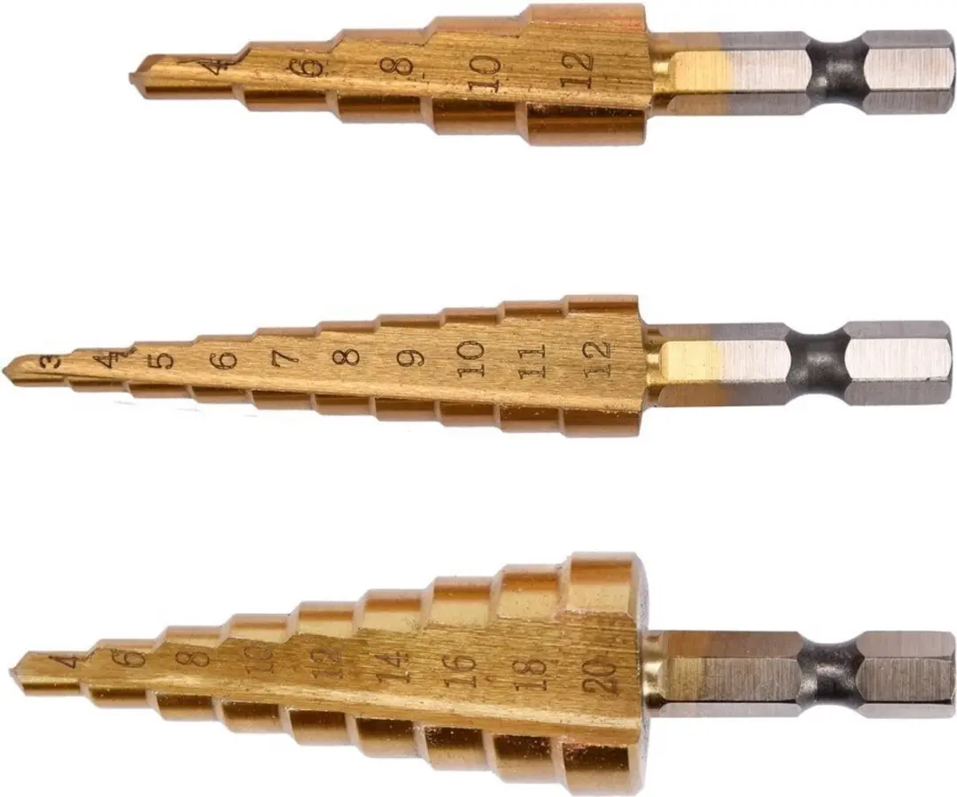 Yato YT-44731 Trapboorset 3-delig - 3-20mm - afbeelding 2 van 4