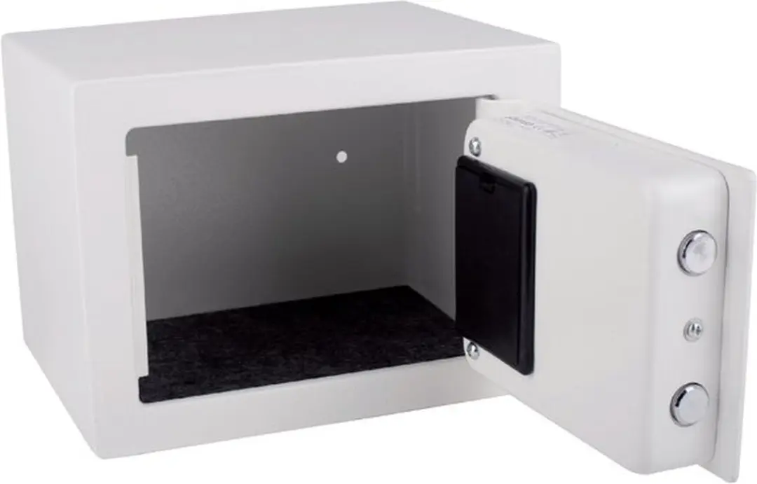 Pavo Mini Elektronische Kluis 230x170x170mm Wit - afbeelding 5 van 5