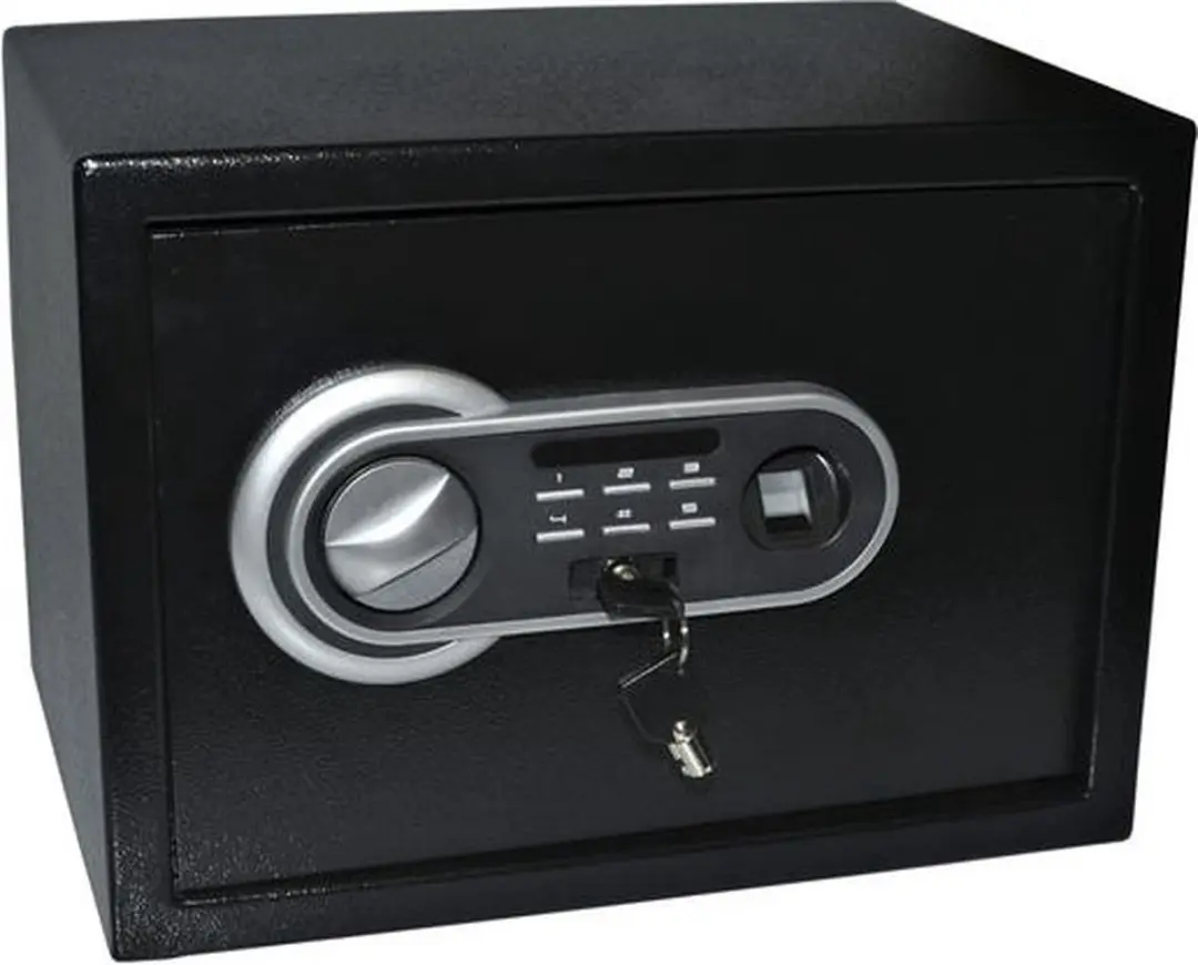 Pavo Fingerprint Kluis Elektronisch 350x250x250mm - Zwart - afbeelding 3 van 3