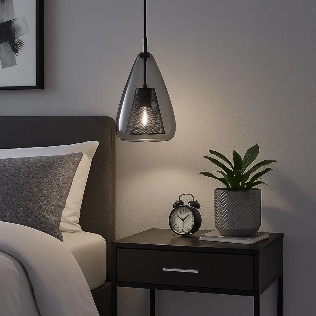 Globo Vera 30230108 Hanglamp E14 - 40W - Zwart - afbeelding 3 van 6