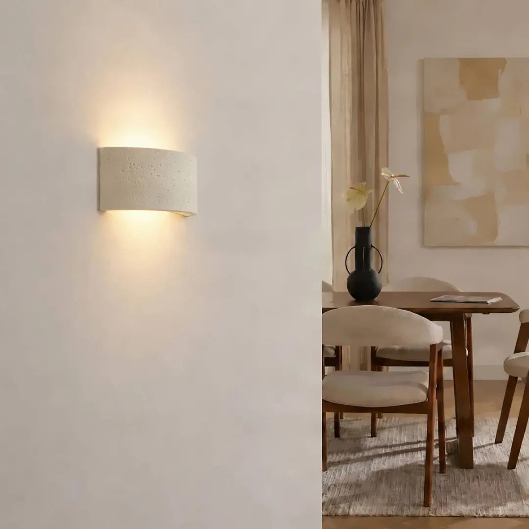 Lindby Naike Wandlamp 2-lichts - G9 - Beige - afbeelding 2 van 6