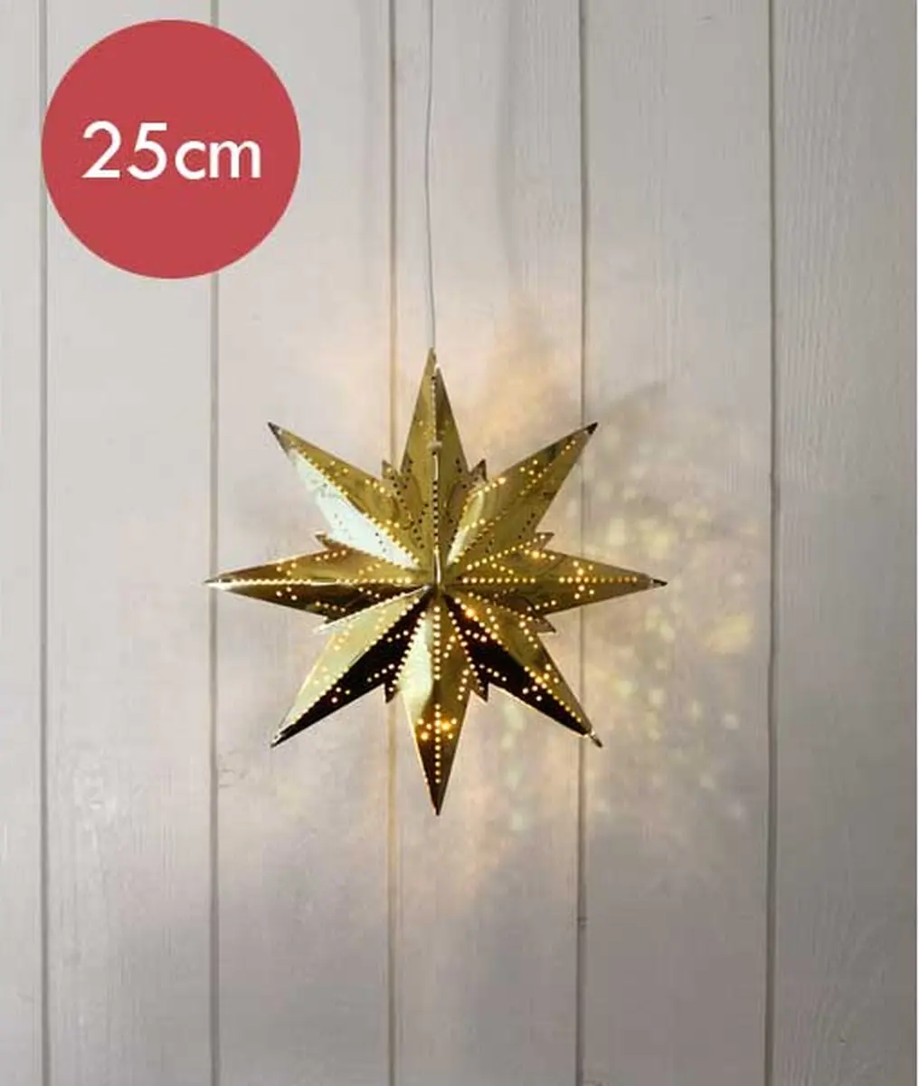 Bronzen kerstster met E14 fitting