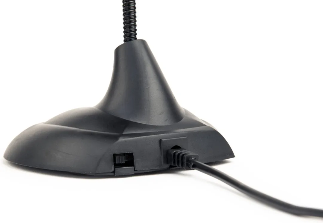 Gembird MIC-205 Desktop Microfoon - Wit - afbeelding 6 van 6