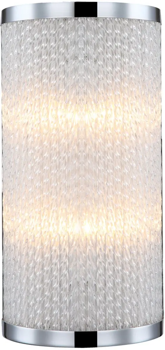Wandlamp 2 vlammen Traplamp Ganglamp Verchroomd Wandlamp Woonkamerlamp, gedraaid