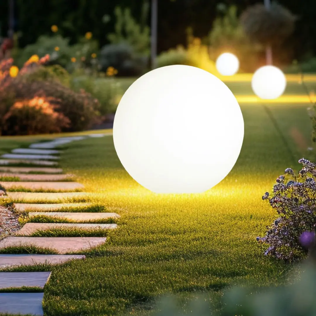 Globo - vloerlamp - Toula - wit - kunststof - Ø 40cm - E27 - 31776 - afbeelding 4 van 6
