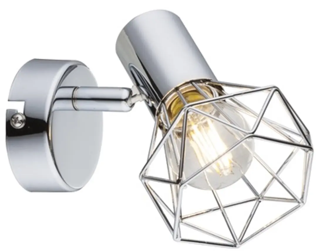 Globo Wandlamp Xara I chroom