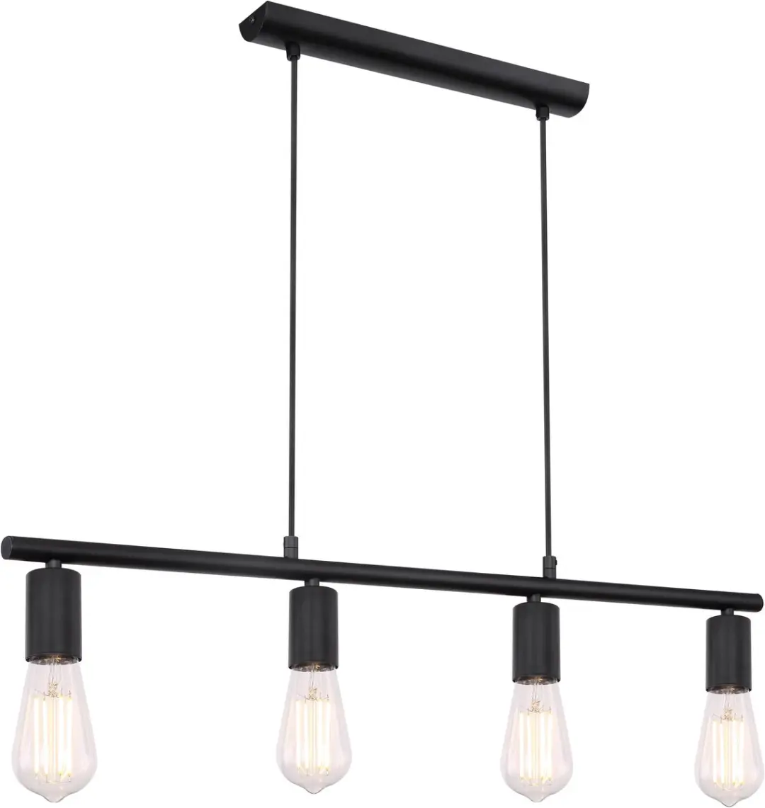MARTHA 54008-4H PENDANT METAL BLACK, 4XE27