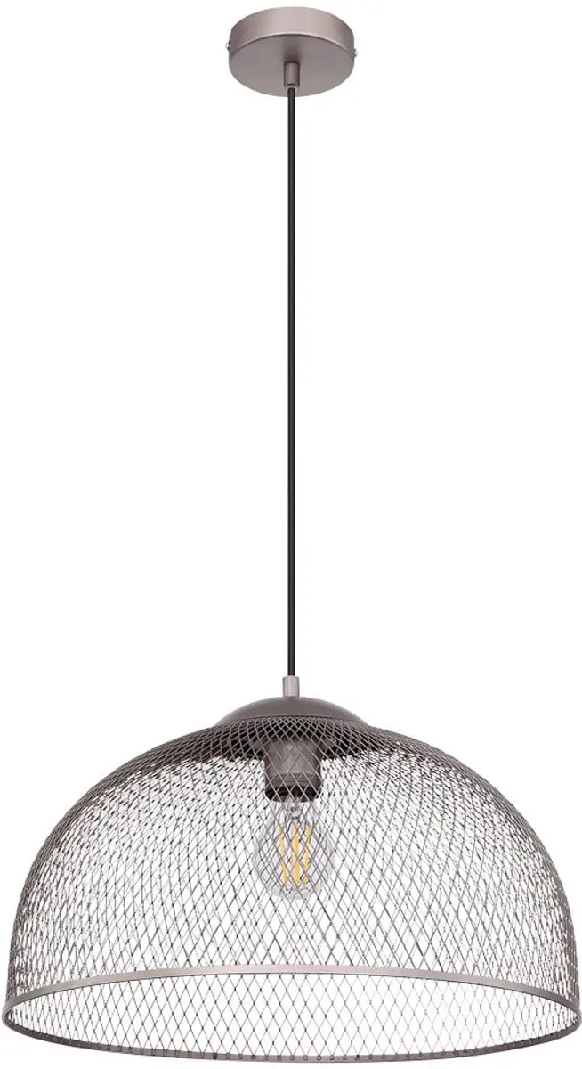 Hanglamp kooi spot chroom hanglamp woonkamer verlichting plafond rasterlamp Glob