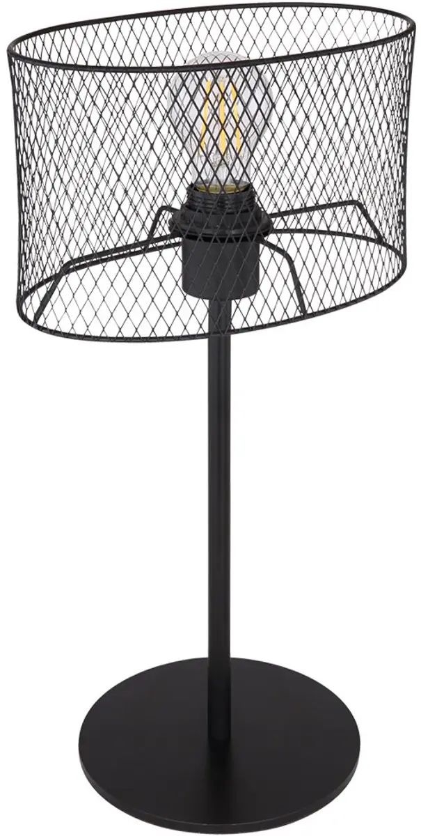 Schrijvende nachttafel lamp zwart woon-slaapkamer verlichting rieten leeslampGlo