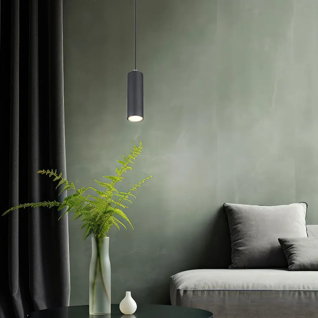 Globo Robby Hanglamp 57911HB - GU10 - Zwart - afbeelding 5 van 6