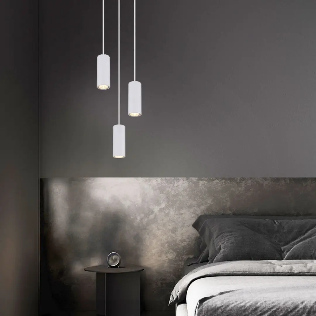 Globo James Hanglamp 57918-3HW - 3 lichtpunten - Wit - afbeelding 6 van 6