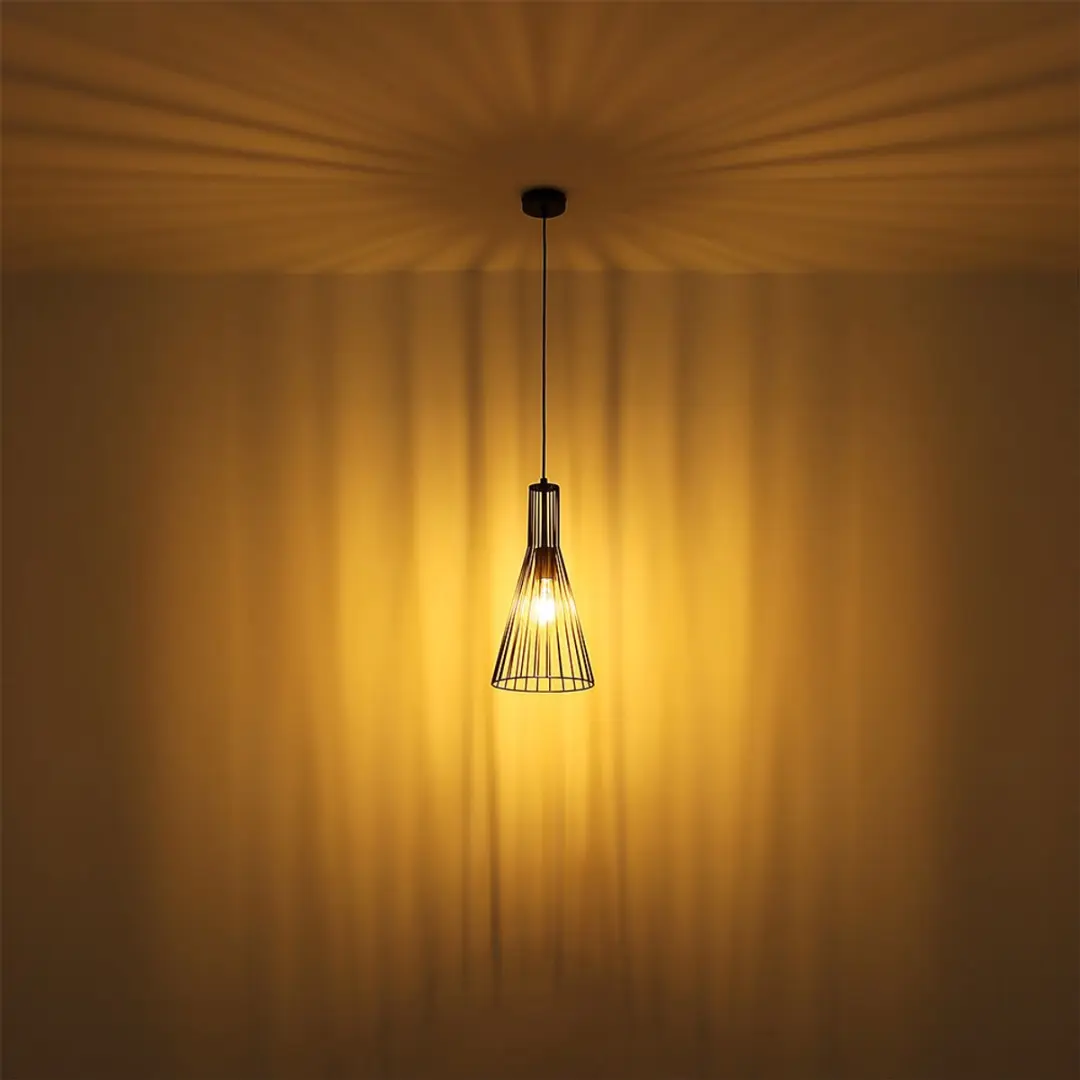 Hanglamp Pendel plafondlamp Eetkamerlamp Keukenlamp, metaal zwart antiek messing